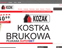 Tablet Screenshot of kozakbud.pl